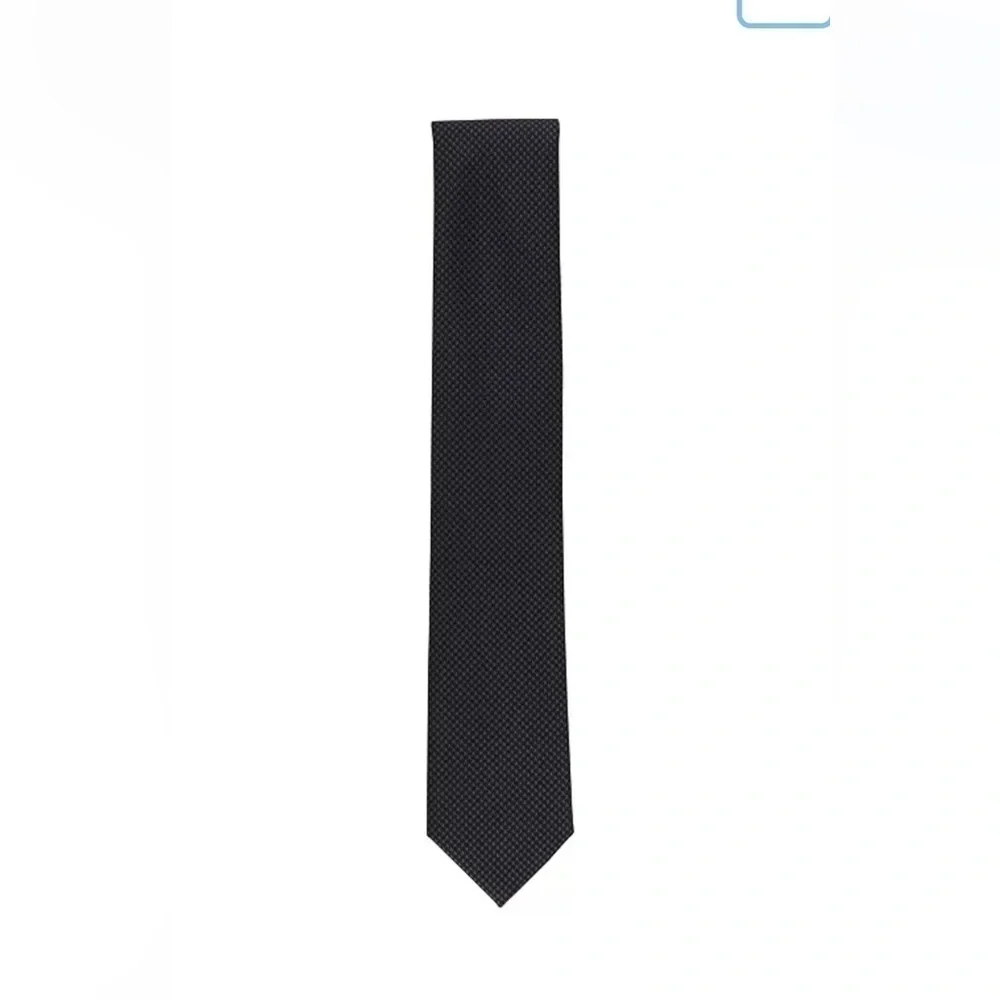 Alfani Men's Dove Slim Tie, Created for Macy's - Black
